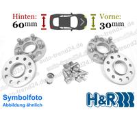 HR Spurverbreiterung vorne 30mm, hinten 60mm/Achse für BMW I8 I12 Bj. 2014-2020