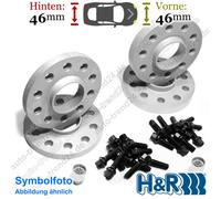HR Spurverbreiterung vorne & hinten 46mm/Achse für Porsche Cayman 987 2005-2013