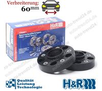HR TRAK+ Spurverbreiterung schwarz DRA 60mm/Achse für BMW 7er E38, Bj. 1994-2001