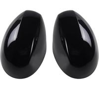 HRDSFRC Rückspiegel Shell Gehäuse für Mini Cooper F54 F55 F56 F57 F60, Rückspiegel Abdeckung Deckel Fall Shell Zubehör Auto Spiegelkappen Austausch Außenspiegelkappen,with a Light Hole 2014-2019