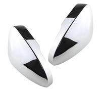 HRQCTIM Für VW Für T-Cross 2018-2023 Auto Rückspiegel Abdeckung Aufkleber Seite Rückspiegel Trim Dekoration Zubehör Autoteile(Sliver)