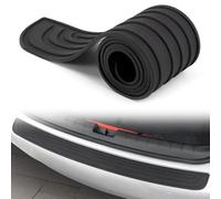 HSJKU Stoßstangenschutz Aus Gummi Für VW Caddy ALLTRACK Caddy III IV 2015-2019, Schwellerschutz Für Den Kofferraum Heckstoßstangenschutz,A-104cm*9cm