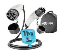Absina Ladekabel für Elektroautos - 11kW Anschlussart: Typ 2