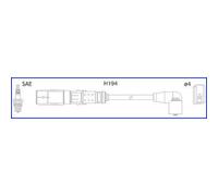 Hüco Zündkabelsatz passend für Audi A3 A4 VW Golf 4 Plus Passat Skoda Octavia 134791