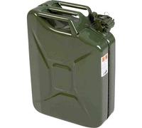 Metall-Kraftstoff-Kanister CLASSIC 20 L olivgrün, pulverbeschichtet - Packung mit 5 Einheiten Hünersdorff 434701
