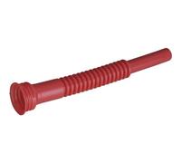 Hünersdorff Auslaufrohr Lnge 275 mm flexibel rot