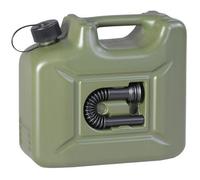 Transport Kraftstoff Kanister "PROFI" (UN) 10 L, oliv, mit Auslaufrohr