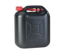 Hünersdorff Benzinkanister Standard 813500, 20 Liter, Kunststoff, mit Ausgießer, schwarz