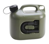 Hünersdorff Kraftstoff-Kanister Profi 5L für Benzin, Diesel und andere Gefahrgüter, UN-Zulassung, Made in Germany, Produktion, oliv