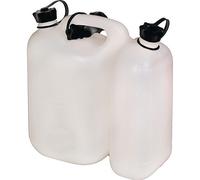 hünersdorff 824900 ECO / Doppelkanister / Kombikanister für Kraftstoff und Öl mit zwei Einfüllsystemen, 5,5 + 3 Liter, UN-Zulassung, Made in Germany