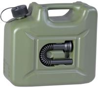 Transport Kraftstoff Kanister "PROFI" (UN) 10 L, oliv, mit Auslaufrohr