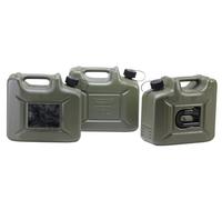 Transport Kraftstoff Kanister "PROFI" (UN) 10 L, oliv, mit Auslaufrohr