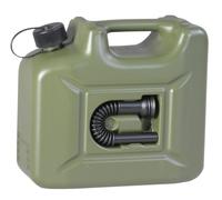 Transport Kraftstoff Kanister "PROFI" (UN) 10 L, oliv, mit Auslaufrohr