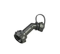 Hünersdorff starres Auslaufrohr mit Verschluss HD-PE für kleine Kanister und für Doppelkanister ECO+PROFI, schwarz, 819911