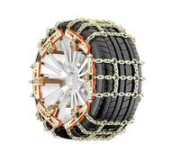 HUFIREHU Metall Auto Schneeketten，Autoreifen Schneekette | Legierter Stahl, Verschleißfest, Kein Wagenheber Erforderlich, Schnelles Aufbrechen des Eises(285/70R17)