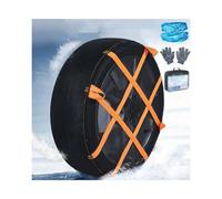 HUFIREHU Textilschneekette Snow Sock,Reifenkette,Schneesocken Auto,for SUV, LKW, Kleinwagen, Limousine, Wohnmobil, Passend for Reifenbreite 185-285 Mm(265/70R17)