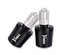 HUISI Fit for Yamaha V-MAX V MAX 1200 1700 Motorrad CNC Griff Bar Lenker Griffe Kappe End Griff Stecker Kappe zubehör(Black)
