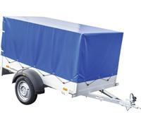 Humbaur Einachsanhänger Startrailer Cover 2050 x 1095 x 300 mm ungebremst inkl. Plane und Spriegel zul. Gesamtgewicht 750 kg