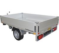 Humbaur Rückwärtskipper Tipper Special mit glatter Bordwand Innenmaß 2300 x 1400 x 300 mm gebremst zul. Gesamtgewicht 1500 kg