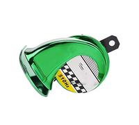 Hupe Auto Motorrad Hupen 12V 130dB Snail Air Horn Wasserdichte Sirene Lauter Ton 510hz for LKW Boot(Green)