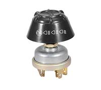 Hupenknopf-Druckschalter, 12-V-Schalter Drucktaste Wasserdichtes Licht/Hupenschalter Druckknopf Metall für lichtschalter 12v traktor massey ferguson 135 lichtschalter traktor 12v schalter licht hupe