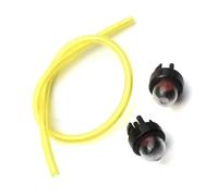 HURI 2x Vergaser Primer Zündkapsel Pumpe Benzinpumpe passend für Dolmar PS32 PS35 PS330 PS340 PS341 PS350 PS410 PS411 Motorsäge und Benzinschlauch