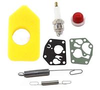 HURI Luftfilter mit Vergaser Membran Reglerfeder Feder für Briggs & Stratton Quattro Motoren mit 3,5-4,5 PS, Q 45, 450 500 550 Series 698369 Classic Sprint 795083 694394 692211 691859