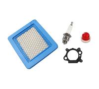 HURI Zündkerze + Luftfilter + Primer + Dichtung für Briggs & Stratton Quantum 625 650 675, 031749, 399959, 491588, 491588S, 694395, 496115, 795629, Champion J19LM
