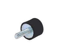 HUSHUI Gummilager Antivibration für Luftkompressoren Dieselmotoren Wasserpumpen, 4x M8 M6 Stoßdämpfer Silentblock Spulen (VD20*15 M6*18)