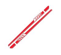 HVCRJY Seitenschweller Aufkleber passend für Toyota Yaris Cross MXP I 2021-2025, Sport Racing Streifen Aufkleber Wetterfeste Vinyl Folie Karosserie Tür Seite Dekoration,Red