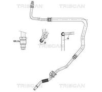 Triscan Hydraulikschlauch Servoschlauch Passend Für Citroën Jumper Peugeot Hydraulikschlauch Lenkung: Citroën: 4012q5 Citroën: 4012y0 Peugeot: 1612