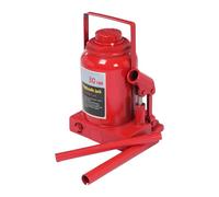 Hydraulischer Flaschen-Wagenheber aus Legierter Stahl Stempelwagenheber mit Betriebstemperatur -20°C bis +45°C & 3-teiliger Druckhebel Flaschenwagenheber für LKW SUV & Industrie (30T,Hubhöhe bis 44cm)