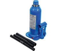 Hydraulischer Flaschen-Wagenheber - max. Tragfähigkeit 10 t - max. Höhe 447 mm - min. Höhe 222 mm - Hubhöhe 145 mm