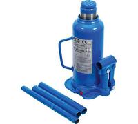 Hydraulischer Flaschen-Wagenheber - max. Tragfähigkeit 12 t - max. Höhe 457 mm - min. Höhe 227 mm - Hubhöhe 150 mm