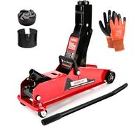 Hydraulischer Wagenheber 3T für SUV, 192-530 mm + Gummi + Montagehandschuhe Hydraulischer Rangierwagenheber Heber für Geländewagen, SUV, Jeep Wohnmobil Auto Heber Profi (SN3063)