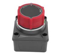 Hyuduo Batterie-Trennschalter, Marine-Batterieschalter, Boots-Stromunterbrechungsschalter mit LED-Spannungsanzeige für Auto, Boot, Wohnmobil, LKW, ATV, 12-60 V Gleichstromsysteme