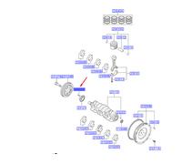 Hyundai i30 MK3 versenkter Schlüssel 23128-2A000, NEU, ORIGINAL