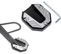 HYXBD Motorrad Seitenständer Verlängerung für Yamaha Xmax 300 MT15 MT-15 MT125 MT-125, Motorrad Kickstand Fuß Seitenständer Verlängerung Pad Zubehör,C-Grey