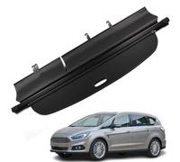 HYYLL Auto Einziehbarer Laderaumabdeckung Kofferraumabdeckung Rollo, für Ford S-MAX 2015-2018 Kofferraum Schutz Abdeckung Cargo Cover Security Aufbewahrung Innere ZubehöR