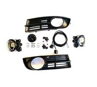 HZ-DESIGN 1 Satz Nebelscheinwerfer NSW Komplettset Nachrüstung Kabel Schalter HB4 kompatibel mit VW Caddy