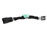 HZ-DESIGN Adapterkabel Adapter zum Umrüsten auf LED Kennzeichenbeleuchtung kompatibel mit Audi A3 8P, A4 B6/B7