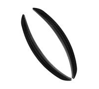 ibasenice 2 Stück Teiliges Auto Kotflügel Schutzleisten Weiche Gummi Stoßstangenleisten mit Carbon Optik Kratzfester Erweiterter Radlauf Kantenschutz Universeller Bumper Guard für