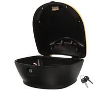 ibasenice Motorrad Heckbox Klein Universell Kunststoff Gelb Motorrad Gepäckkoffer Werkzeugaufbewahrung Transportbox für Motorradfahrer