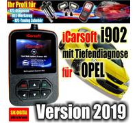 iCarsoft i902 OBD Tiefendiagnose passt bei Opel Frontera, ABS, SRS…