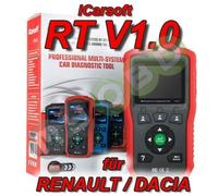 iCarsoft RT v1 Profi Diagnosegerät für Renault Dacia OBD 2 Öl Service ABS uvm.