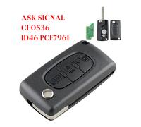 ID46 3 Tasten PCF7961-Chip Fernbedienung Funkschlüssel Autoschlüssel Für Peugeot