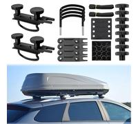 Idota 4 Stück Dachbox Befestigung, Dachbox Befestigung U Bügel | Universal Dachbox Halterung Auto Van Montage Fitting Kit