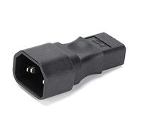 IEC320 C14-Stecker auf IEC 320 C9-Buchse, Langlebig, für Wechselstromausgang 6 A 250 V, Klein und Kompakt, für Laptops, Mobiltelefone, USB-Ladegeräte