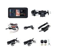 IEEDFJKK Motorrad DVR 25 Kabelloser Motorrad Auto Bildschirm Einfache Reifendruckmessung und Geschwindigkeitsmessung 6,25 Kabelloser Auto Bildschirm mit