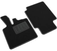 Il Tappeto Auto Sprint04200 Fußmatten Smart ForTwo W450, ab 1998-2007, Coupé und Cabrio, Rutschfester Teppich, Schwarz, 4 Stück